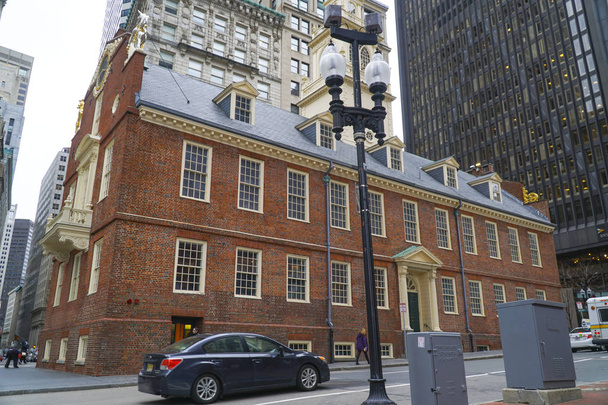 Old State House in Boston - BOSTON , MASSACHUSETTS - APRIL 3, 2017 - Foto, Imagem