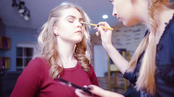 Professional makeup process - Felvétel, videó