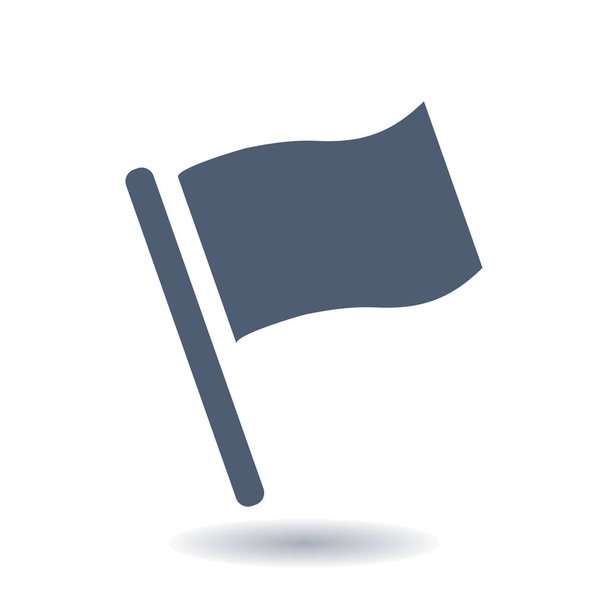 Icona del segno del puntatore della bandiera
. - Foto, immagini