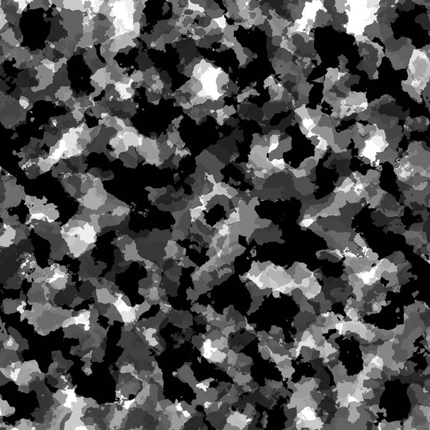 patrones de camuflaje fondo, negro, gris y blanco patrón de tela militar - Foto, imagen