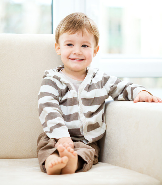 Portrait of a cute little boy - Foto, Imagen