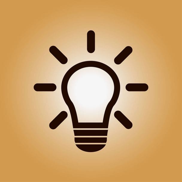 light bulb sign symbol. - Photo, Image