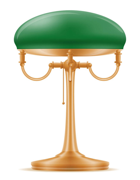 table lamp old retro vintage icon stock vector illustration - Vettoriali, immagini