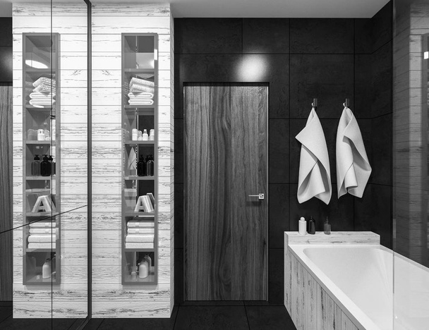 modern design of a bathroom - Fotó, kép
