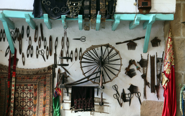 Interior de cafetería árabe, Sousse, Túnez
 - Foto, imagen