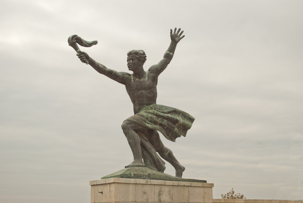 La statue de la Liberté à Budapest (Hongrie)
) - Photo, image