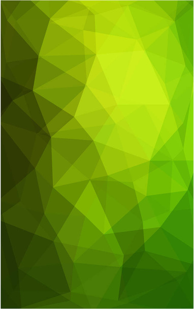 Polígono verde claro Fondo abstracto. Triángulo geométrico poligonal
. - Foto, Imagen