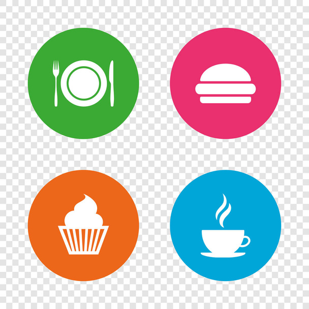 Food and drink icons - Wektor, obraz