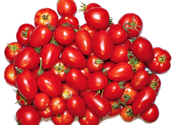 Несколько красных помидоров изолированы
 - Фото, изображение