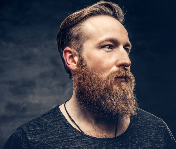 Портрет рудого бородатого чоловіка
 - Фото, зображення