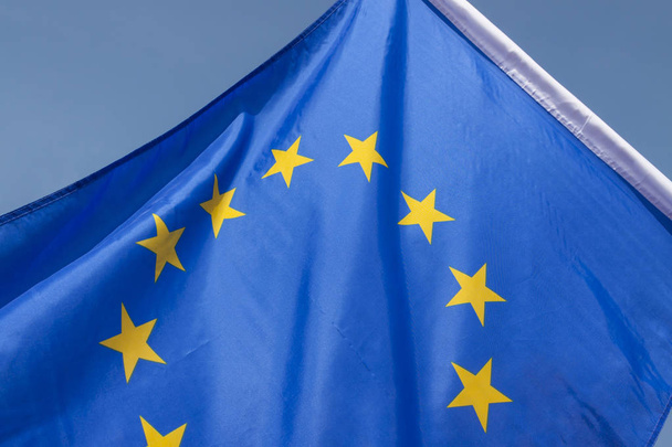 European Union Flag - Φωτογραφία, εικόνα