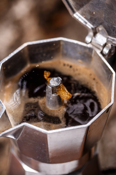 Italian traditional coffee maker - Foto, imagen
