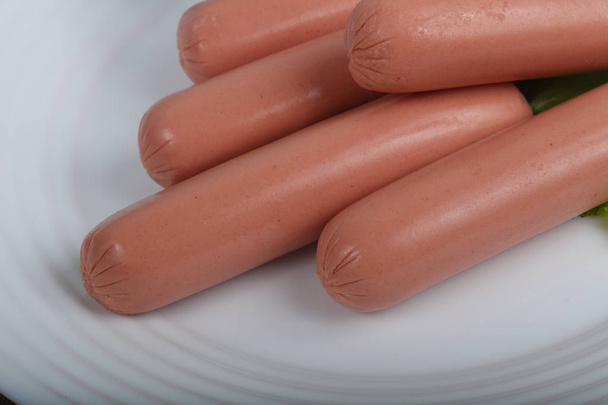 Boiled meat Sausages - Photo, Image