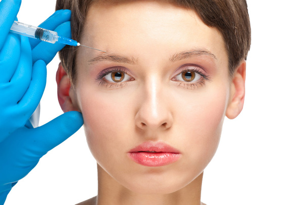 Cosmetic injection of botox - Foto, imagen