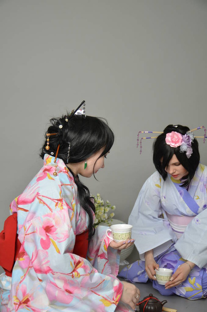 Tea ceremony in Japan - Фото, изображение