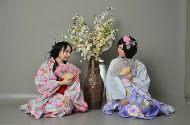 Tea ceremony in Japan - Fotoğraf, Görsel