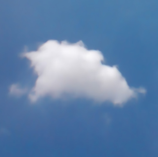 White cloud in the blue sky. Vector - Vector, Image