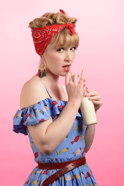 Pin Up Shoot - Vintage Style Clothing - Foto, Imagen