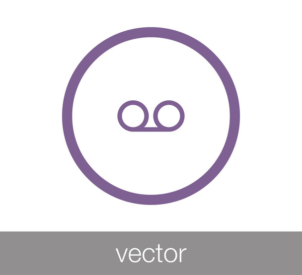 Voice memo icon - Διάνυσμα, εικόνα