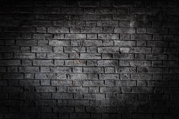 stary ceglany mur tekstura tło grunge z winietowane narożniki - Zdjęcie, obraz