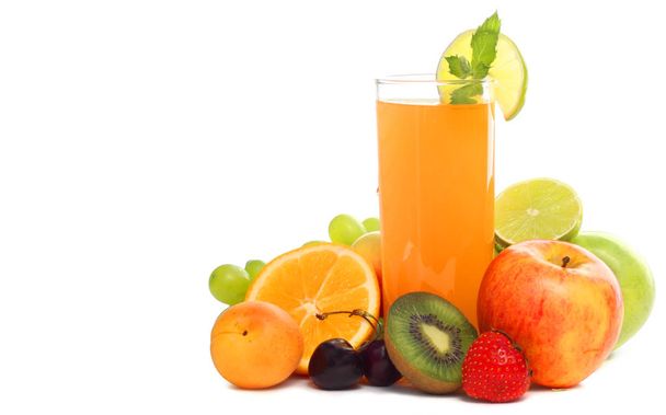 Summer mixed fruit juice - Foto, Imagem