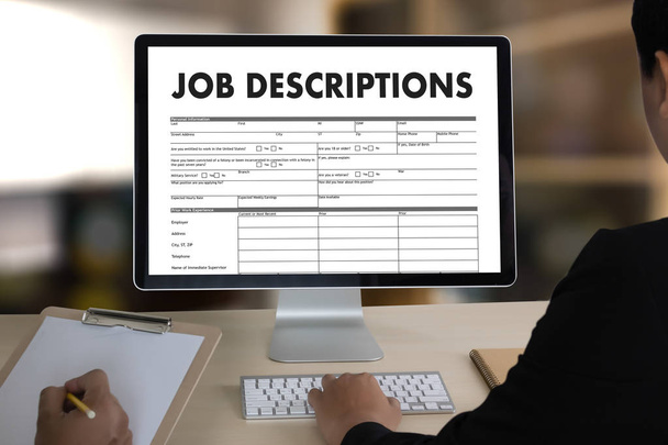 JOB DESCRIPTIONS Human resources, employment, team management  - 写真・画像