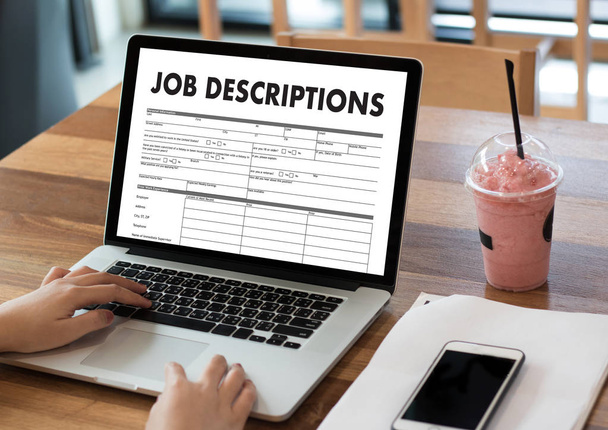 JOB DESCRIPTIONS Human resources, employment, team management  - Фото, изображение