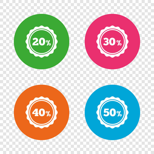 Sale discount icons.  - Vector, Image