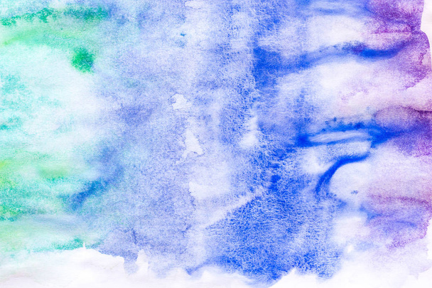αφηρημένο ζωγραφισμένα πολύχρωμα ακουαρέλα φόντο - Φωτογραφία, εικόνα