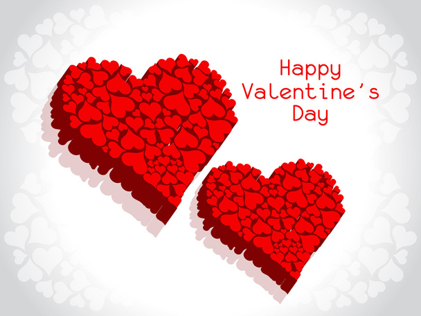 Beautiful Valentine's Day background. - Vector, Image