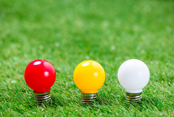 colorful light bulbs - Foto, Bild