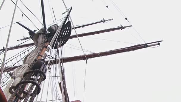 Schiffsblick von Deck - Filmmaterial, Video