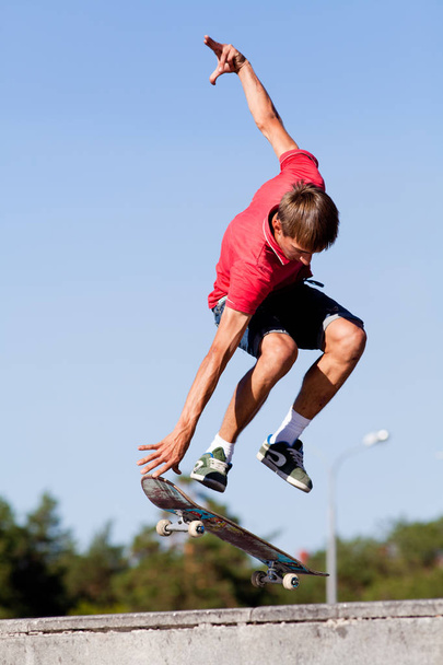 jump on skateboard - Photo, Image