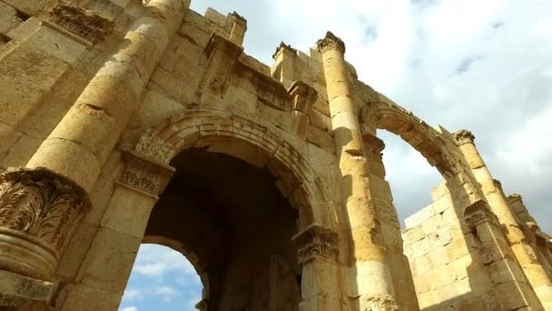 Αρχαία πύλη της Ρωμαϊκής Αυτοκρατορίας  - Πλάνα, βίντεο