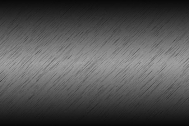 Cinza fundo abstrato metálico, metal escovado, aço inoxidável
 - Vetor, Imagem