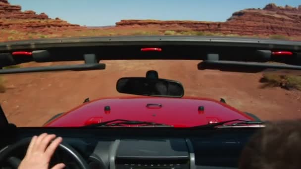 POV offroad jeep - Felvétel, videó