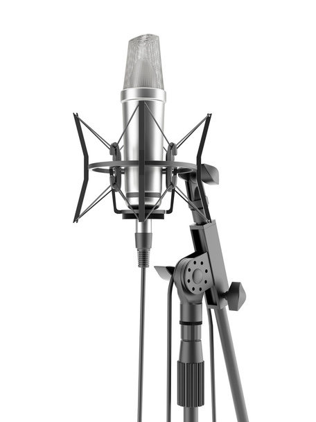 Metal studio microphone - Photo, Image
