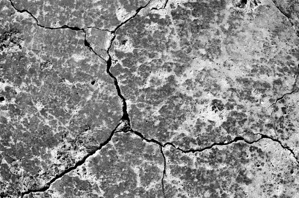 pęknięty i zwietrzałych powierzchni betonu  - Zdjęcie, obraz