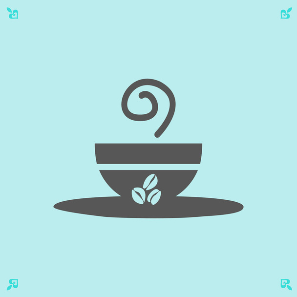 taza de café icono - Vector, Imagen