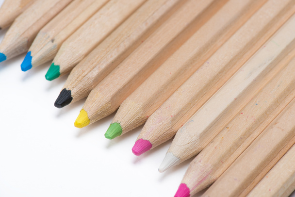 Set of color pencils   - Foto, Imagen