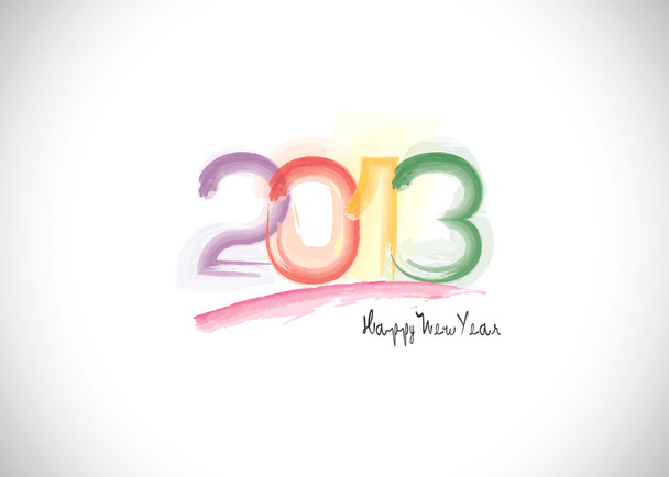 Nuovo anno 2013 logo di sfondo
 - Vettoriali, immagini