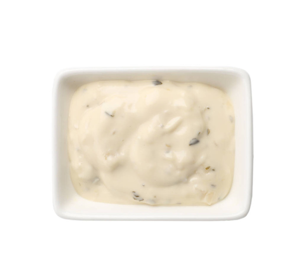 Delicious mayonnaise in bowl - Valokuva, kuva