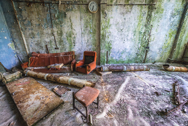 alte Fabrik in Tschernobyl-Zone - Foto, Bild