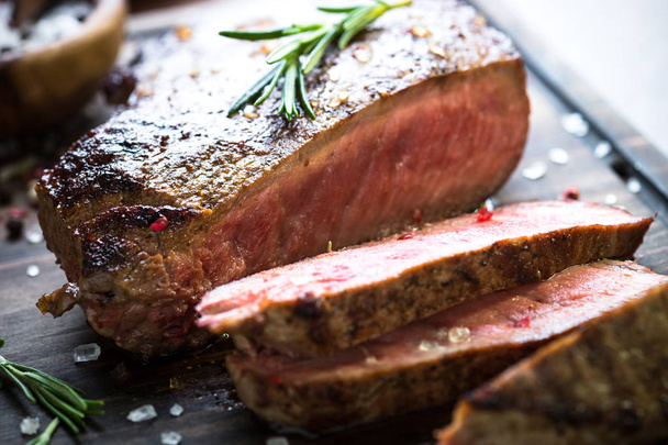 Grilled beef steak - Фото, зображення