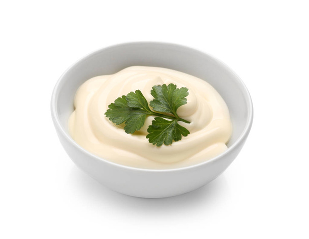 Delicious mayonnaise with parsley - Foto, Imagem