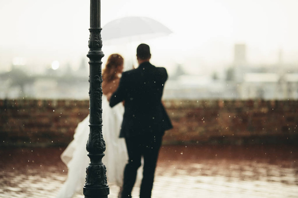 Pareja de boda al aire libre
 - Foto, Imagen