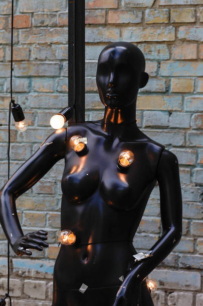 Даммі, жіночий манекен з лампочками
 - Фото, зображення