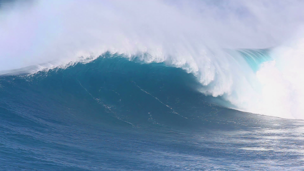 modrá vlna oceánu - Záběry, video