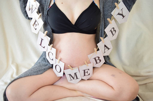 Mutterschaftsfoto von schwangeren Frauen - Foto, Bild