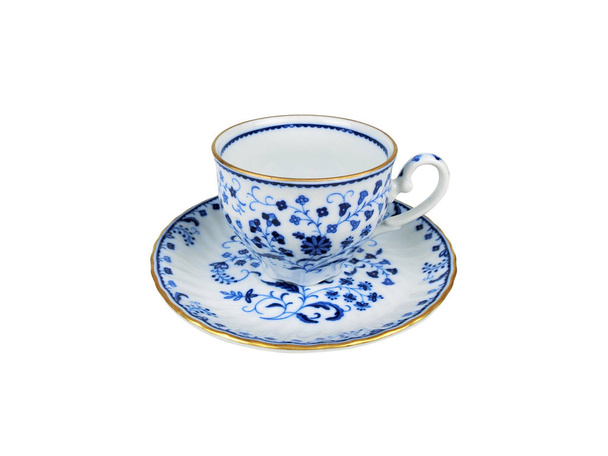 Chiński zestaw filiżanek herbaty na białym tle - Zdjęcie, obraz
